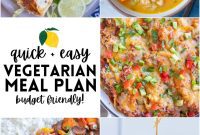 Easy Vegetarian Meals: Week 40