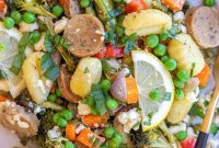 Rustic Sausage, Gnocchi, and Roasted Vegetable Casserole