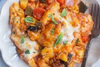 Creamy Cheesy Vegetarian Tortellini Bake
