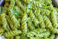 Vibrant Green Goddess Pasta with Parmesan