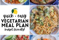 Effortless Meatless Meals: Week 5 Menu