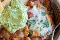 Southwestern Cheesy Green Chile Pintos