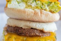 Power-Packed Vegetarian Breakfast Sandwiches