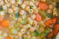 Soul-Soothing Vegan Chickpea Noodle Soup