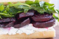 Vibrant Roasted Beet and Zesty Goat Cheese Sandwiches