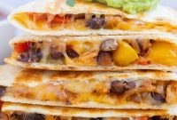 Sizzling Fajita Rice & Bean Quesadillas