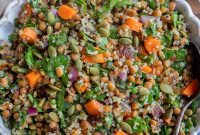Energizing Spinach Lentil Power Salad