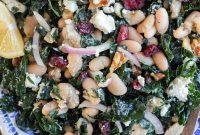 Quick Wholesome Kale and White Bean Salad