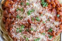 Spaghetti with Hearty Lentil Bolognese
