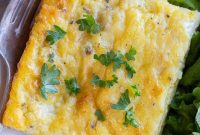 Baked Eggs with White Cheddar, Leeks, and Cauliflower