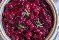 Zesty Orange Ginger Cranberry Sauce