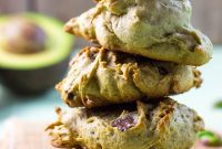 Velvet Avocado Cookies with Chocolate Chips and Pistachios (Gluten-Free)