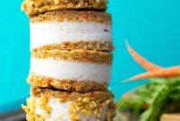 Vegan Gluten Free Carrot Cake Ice Cream Sandwiches