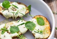 Smoky Grilled Potatoes with Creamy Vegan Ranch and Crisp Watercress