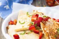 Brie and Strawberry Fusion Quesadillas