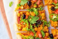 Fiesta Smashed Chickpea Pizza