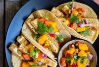 Golden Crunch Tofu Tacos with Sunny Mango Salsa