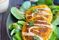 Golden Butternut Falafel with Sweet Maple Tahini Drizzle
