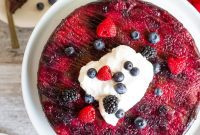 Gluten-Free Decadent Mixed Berry Upside Down Chocolate Cake