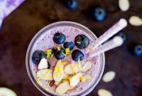 Zesty Blueberry Almond Power Smoothie