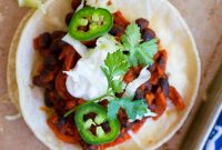 Speedy Spiralized Sweet Potato Enchilada Bowls with Black Beans