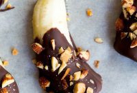 Choco-Almond Frozen Banana Bites