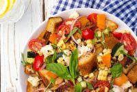 Vibrant Summer Panzanella with Charred Corn