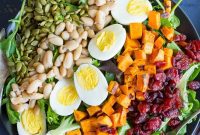 Roasted Sweet Potato Vegetarian Cobb