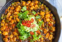 One Pan Gnocchi Enchilada Skillet Ready in 30