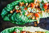 Zesty Chickpea Lettuce Tacos