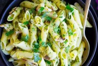Quick Roasted Cauliflower Pasta with Zesty Lemon Chimichurri