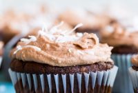 Decadent Vegan Gluten-Free Chocolate Coconut Cupcakes with Silky Chocolate Whipped Cream