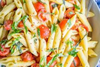 Effortless 30-Minute One-Pot Creamy Vegan Caprese Pasta