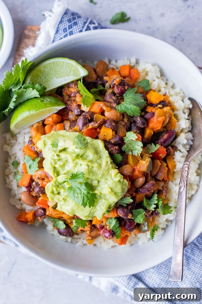 35 Wholesome Plant Based Gluten Free Dinner Recipes 39 Hearty Chili Beans with mixed vegetables.