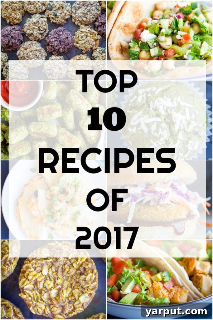 Top 10 Reader Favorite Recipes of 2017 2 A vibrant, healthy vegetarian breakfast cookie, one of the top recipes of 2017.
