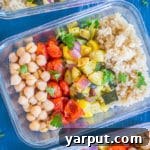 Roasted Summer Vegetable Meal Prep Bowls