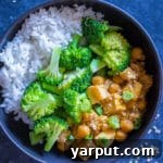 Orange Tofu Chickpea Bowls thumbnail