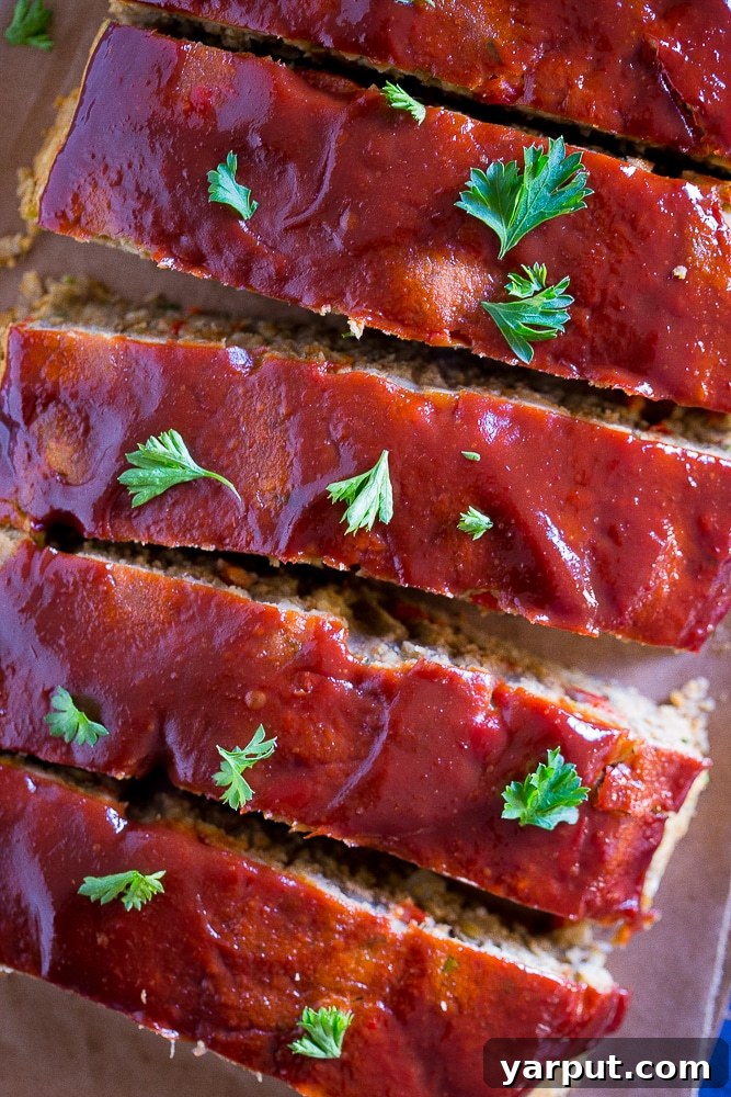 67 Vegan Holiday Recipes: Appetizers, Side Dishes, Salads, Main Courses, and Desserts 45 Easy Vegan Meatloaf with Lentils and Chickpeas sliced