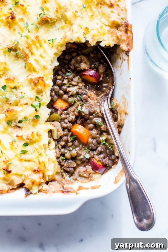 67 Vegan Holiday Recipes: Appetizers, Side Dishes, Salads, Main Courses, and Desserts 52 Vegan Cottage Pie topped with mashed potatoes