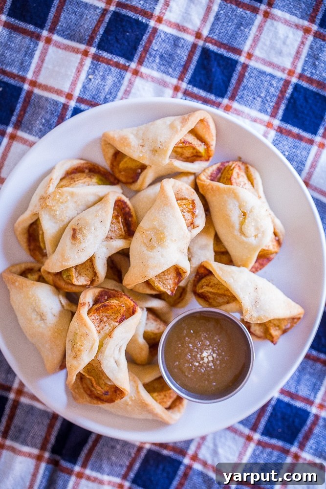 Simple Apple Pie Morsels 5 A beautiful platter of golden-brown Easy Apple Pie Bites, freshly baked and ready to be enjoyed.