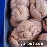 Vegan Soft and Chewy Molasses Cookies