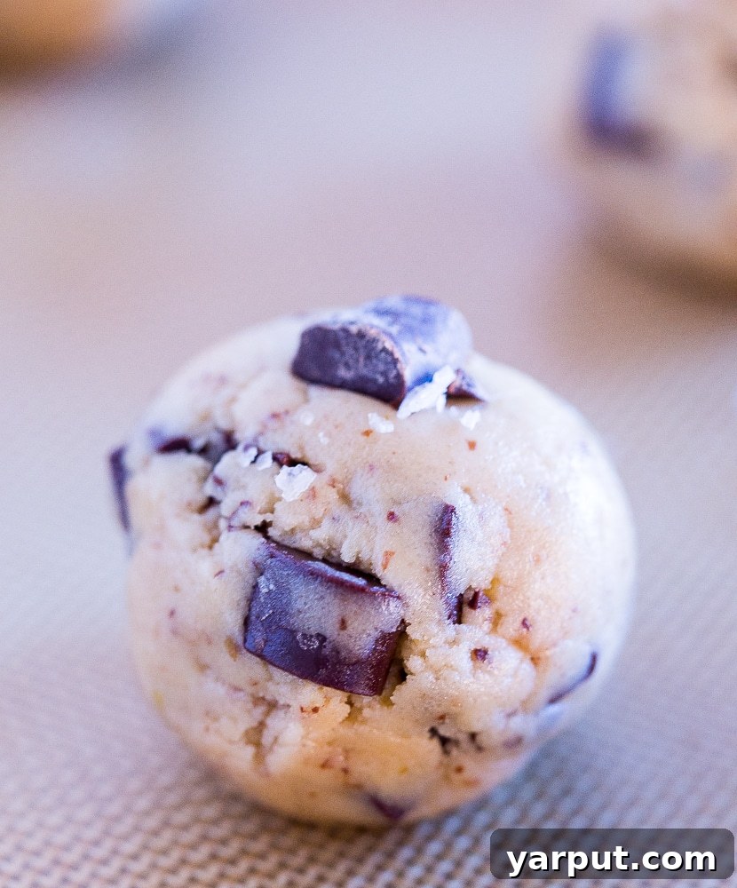Ultimate Vegan Chocolate Chip Cookies 3 Cookie dough from The Best Vegan Chocolate Chip Cookies