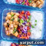 Sesame Ginger Tofu Meal Prep Bowls