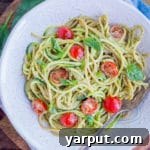 Avocado Pesto Zucchini Noodles