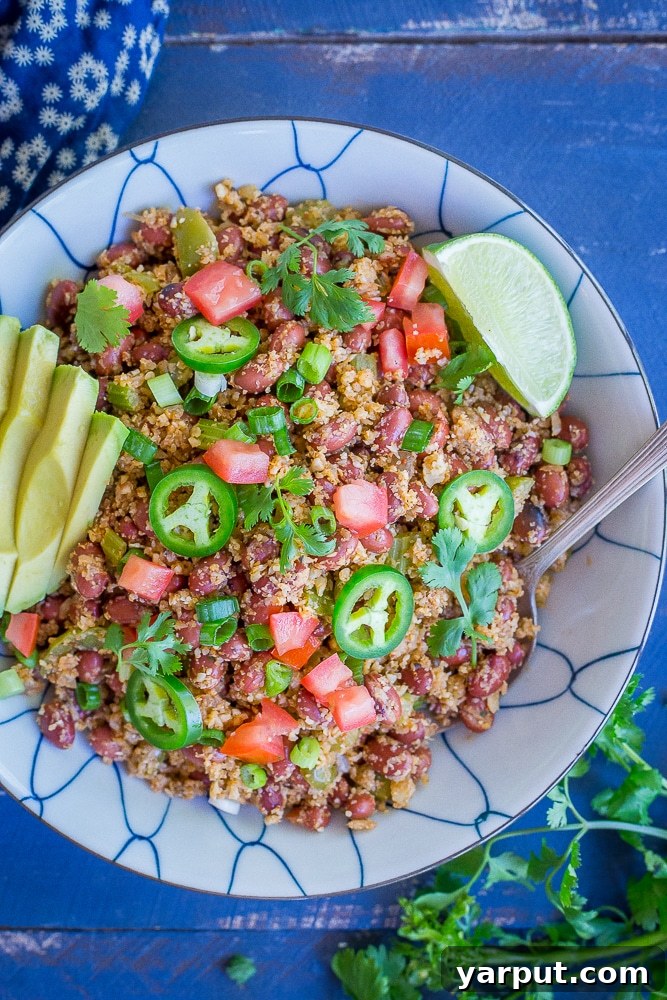 26 Vegan One-Pot Wonders for Easy Weeknights 15 Red Beans and Cauliflower Rice, a healthy and quick one-pot vegan meal