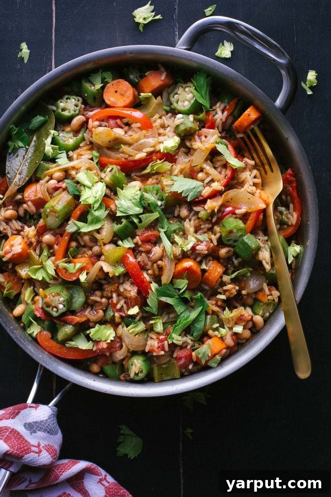 26 Vegan One-Pot Wonders for Easy Weeknights 19 Hearty Vegetarian Jambalaya, a flavorful one-pot meal with rice and vegetables