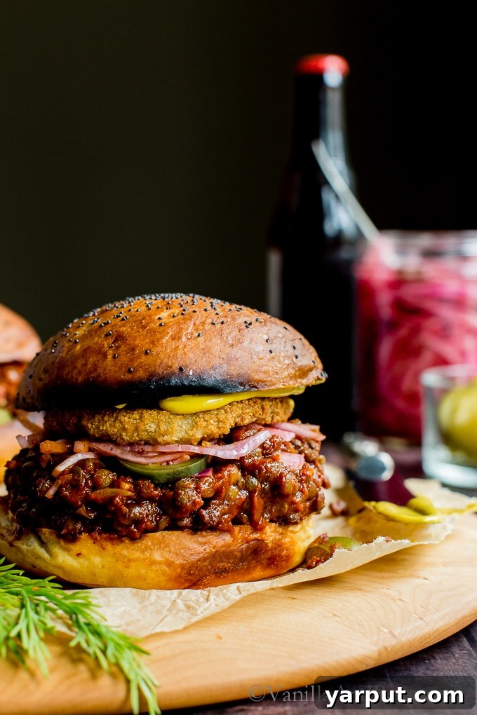 26 Vegan One-Pot Wonders for Easy Weeknights 9 Tangy Lentil Sloppy Joes served on toasted buns, with pickles on the side