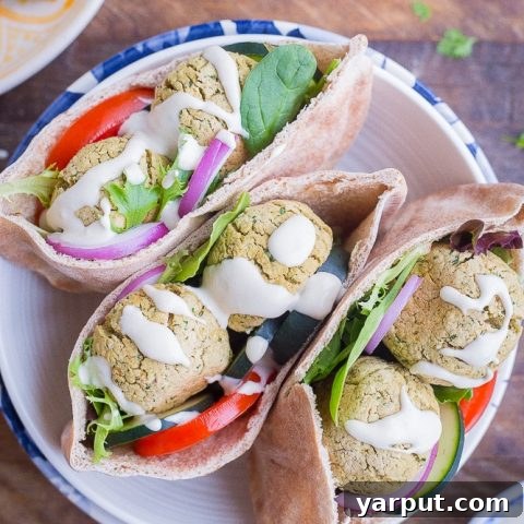 Easy Homemade Falafel, a simple and delicious recipe baked in the oven.