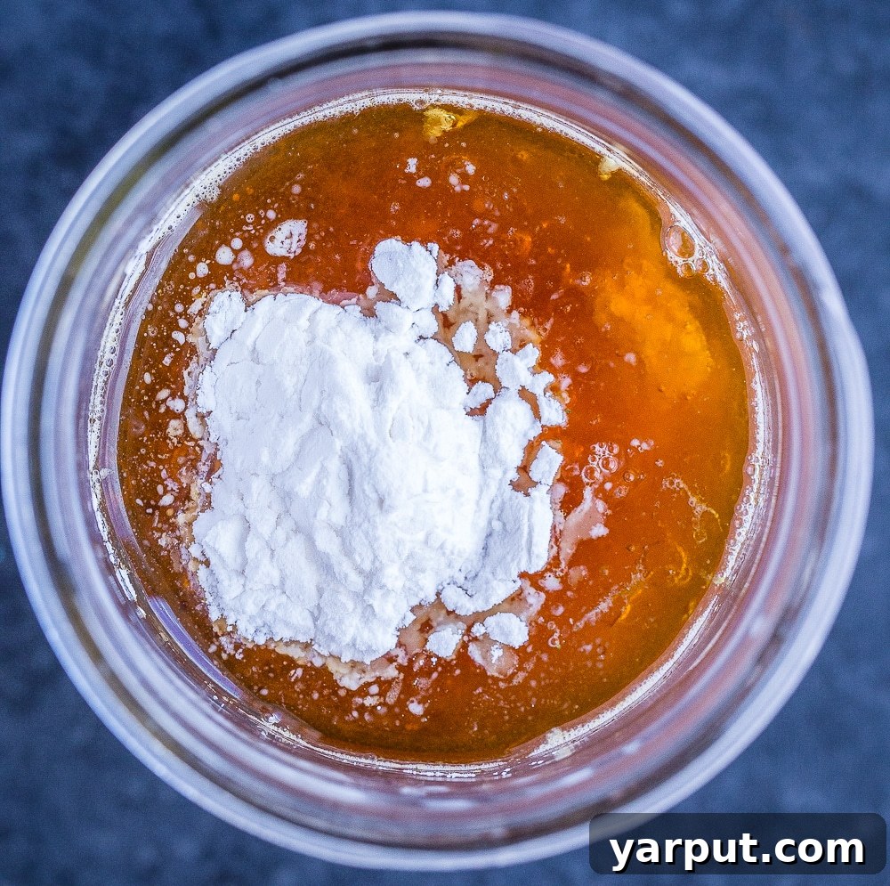 Wholesome Zesty Orange Sauce 4 Orange sauce recipe ingredients in a jar, ready to be cooked
