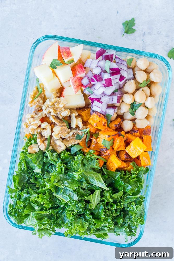 Autumn Abundance Salad 6 Meal Prep Fall Harvest Salad